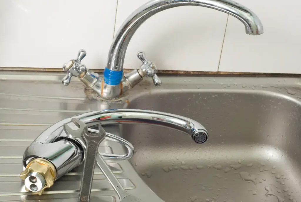 professional faucet replacement contractor near collinsville illinois