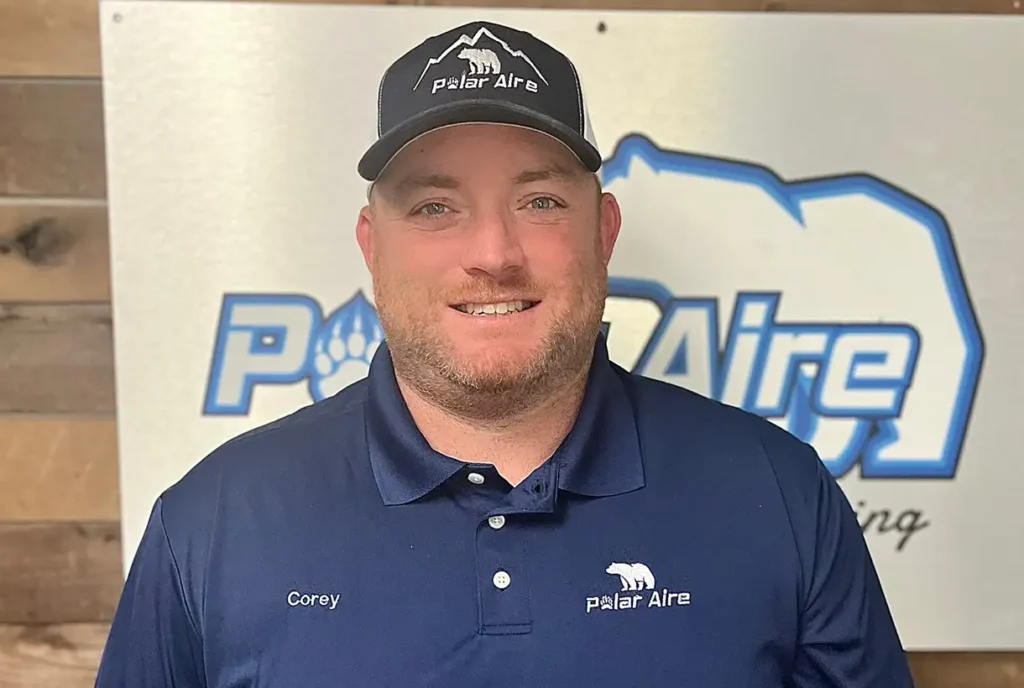 Corey, head of plumbing division at Polar Aire in Collinsville, IL