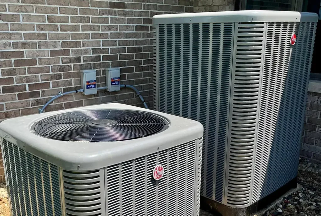 Installation of Rheem New Air Conditioner in Collinsville, IL
