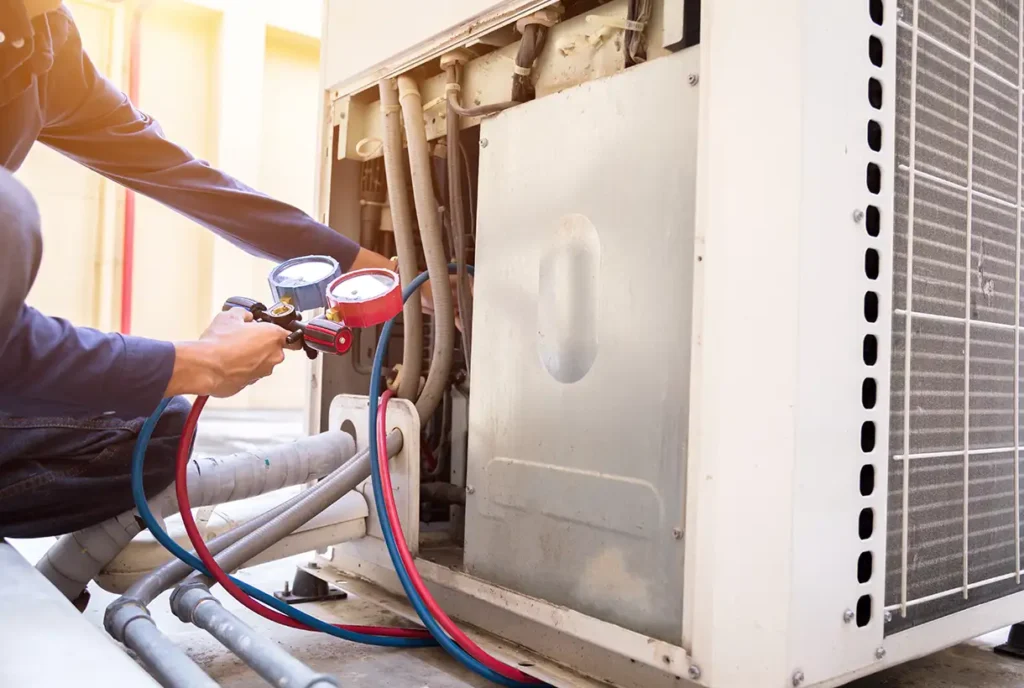 air conditioning unit repair service technician collinsville illinois