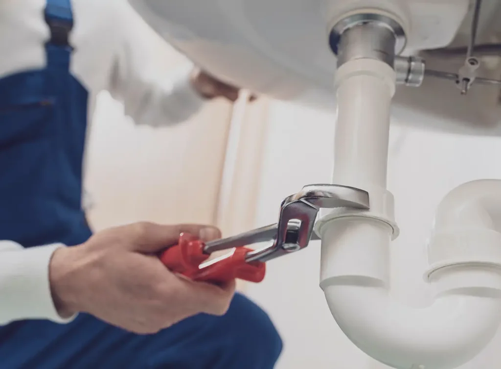 professional plumber repairing a sink collinsville illinois