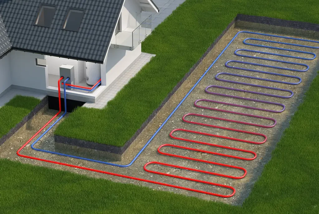 geothermal heating and cooling system installation in collinsville illinois
